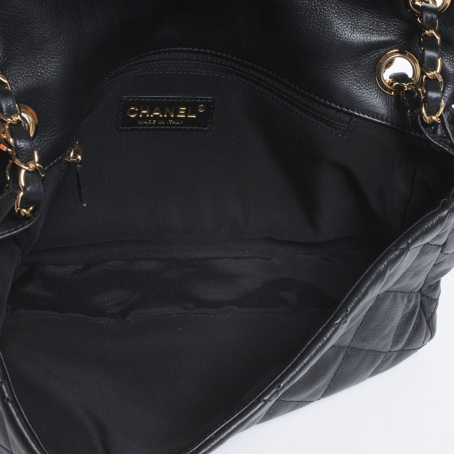 Chanel Calfskin Quilted Medium Chain Me Flap Black 5 of 7