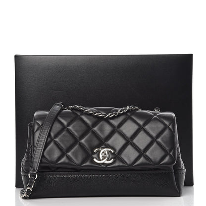 Chanel Caviar Lambskin Quilted Bi Coco Flap Black 8 of 8