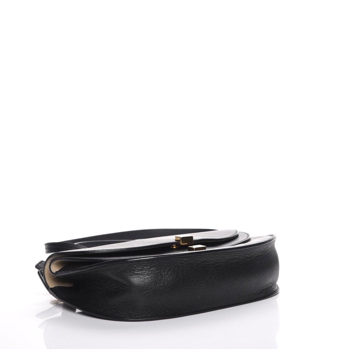 Calfskin Mini Georgia Crossbody Bag Black