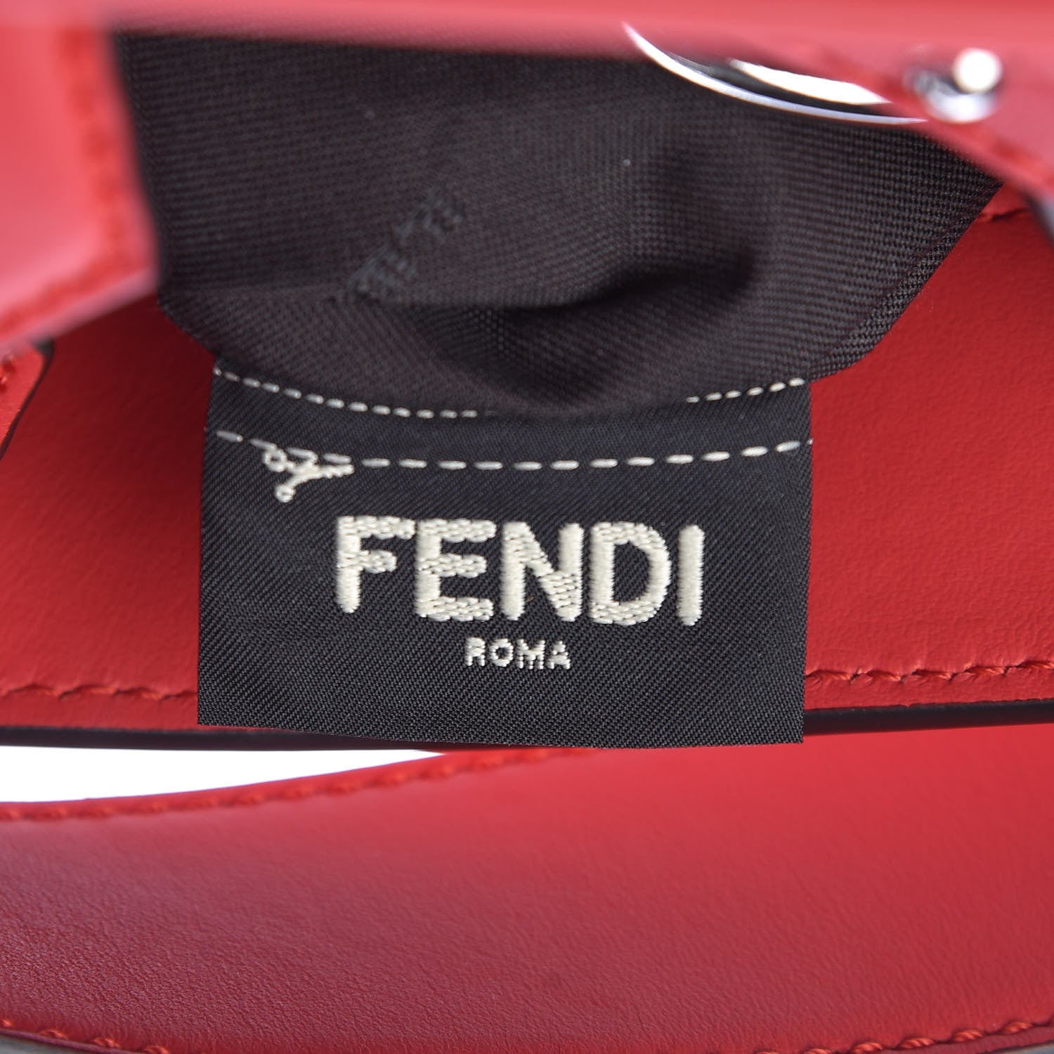 Fendi Vitello Century Raffia Elaphe F is Fendi FF Woven Embroidered Small Runaway Satchel Fiamma Menta 6 of 12
