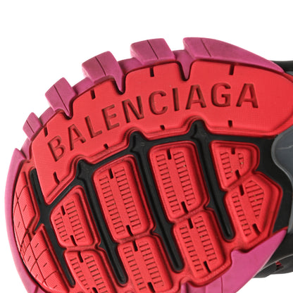 Balenciaga Mesh Nylon Womens Track Sneakers 36 Black Pink Red 6 of 8