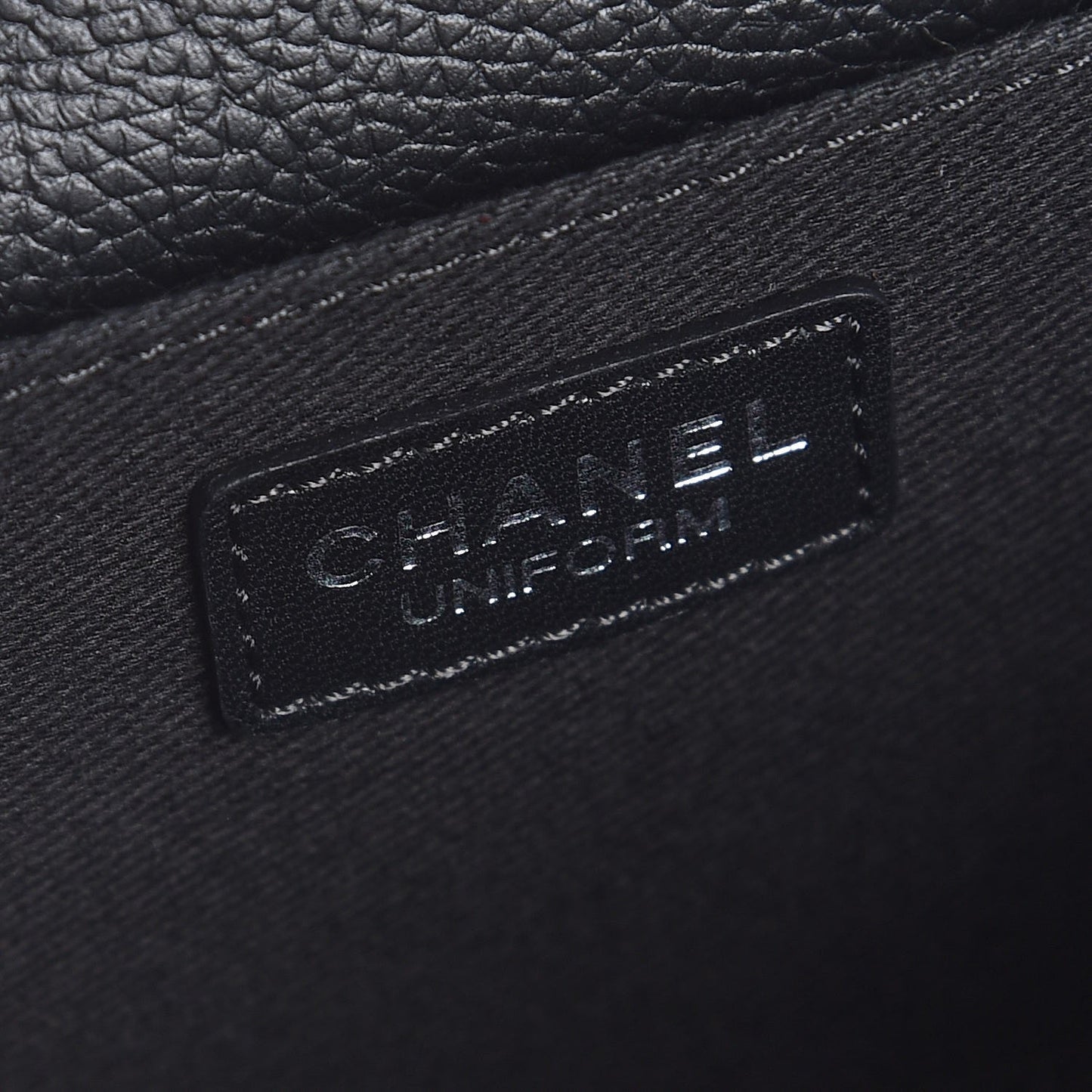 Grained Calfskin Quilted 2.55 Reissue Flap Belt Bag Clutch Black