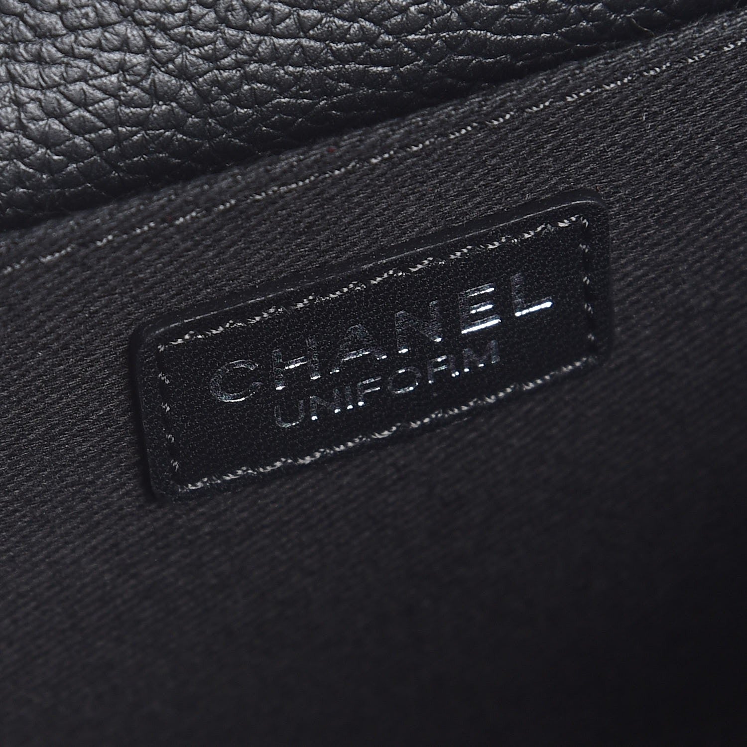 Chanel Grained Calfskin Quilted 2.55 Reissue Flap Belt Bag Clutch Black 6 of 8