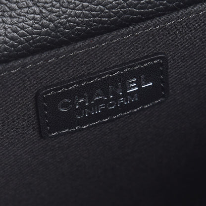 Chanel Grained Calfskin Quilted 2.55 Reissue Flap Belt Bag Clutch Black 6 of 8