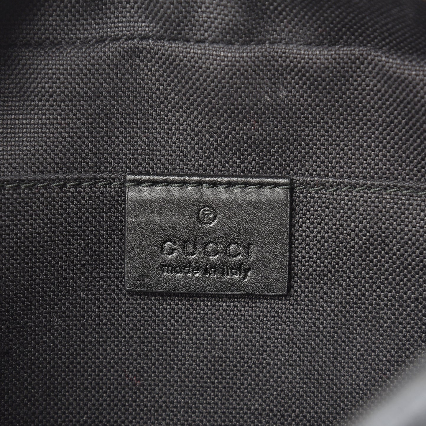 GG Supreme Monogram Web Shoulder Bag Black Grey