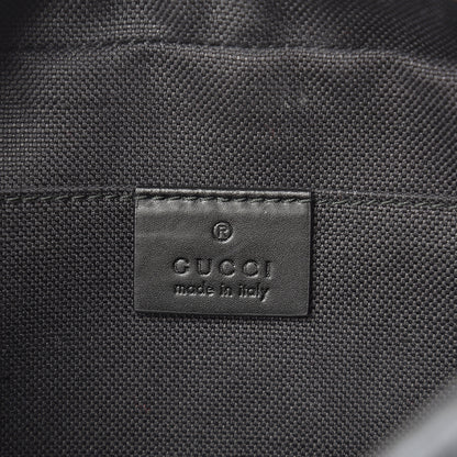 Gucci GG Supreme Monogram Web Shoulder Bag Black Grey 5 of 10
