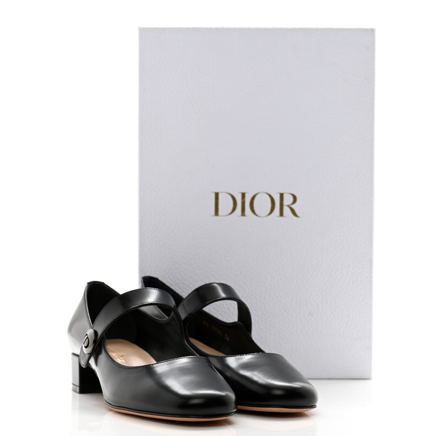 Christian Dior Brushed Calfskin Uniform 30mm Pumps 36 Black 10 of 10