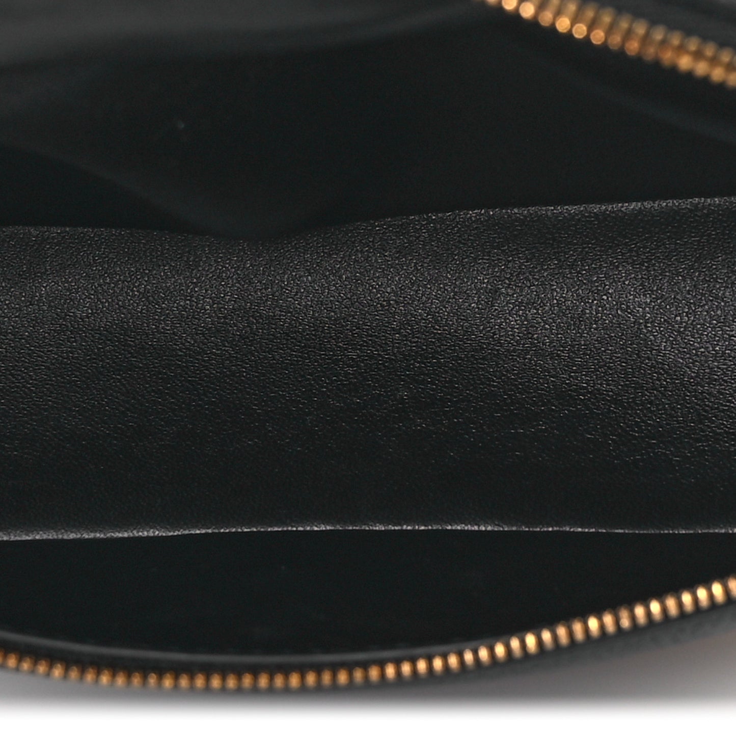 Grained Calfskin L19 Extra Pocket Pouch Black