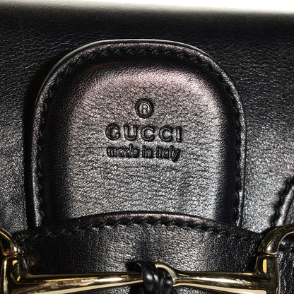 Gucci Calfskin Medium Emily Shoulder Bag Black 6 of 10