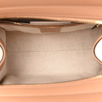Gucci Dollar Calfskin Medium Soho Top Handle Satchel Camelia 5 of 11