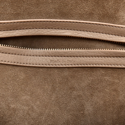 Celine Supple Calfskin Medium Phantom Luggage Beige 8 of 10