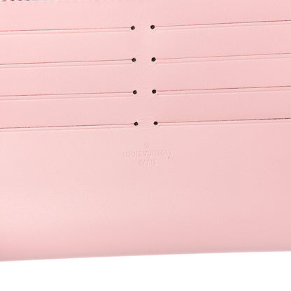 Louis Vuitton Calfskin Felicie Card Holder Insert Rose Ballerine 6 of 7