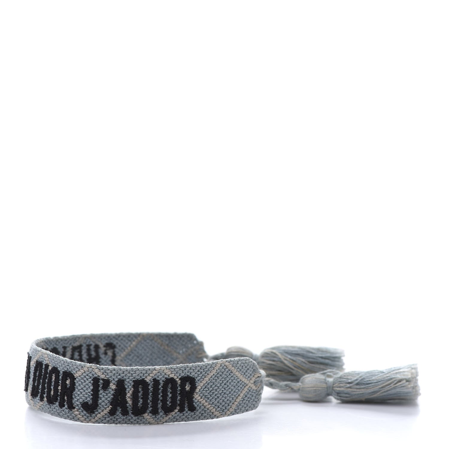 Christian Dior Woven Cotton J'Adior Friendship Bracelet Blue 5 of 5