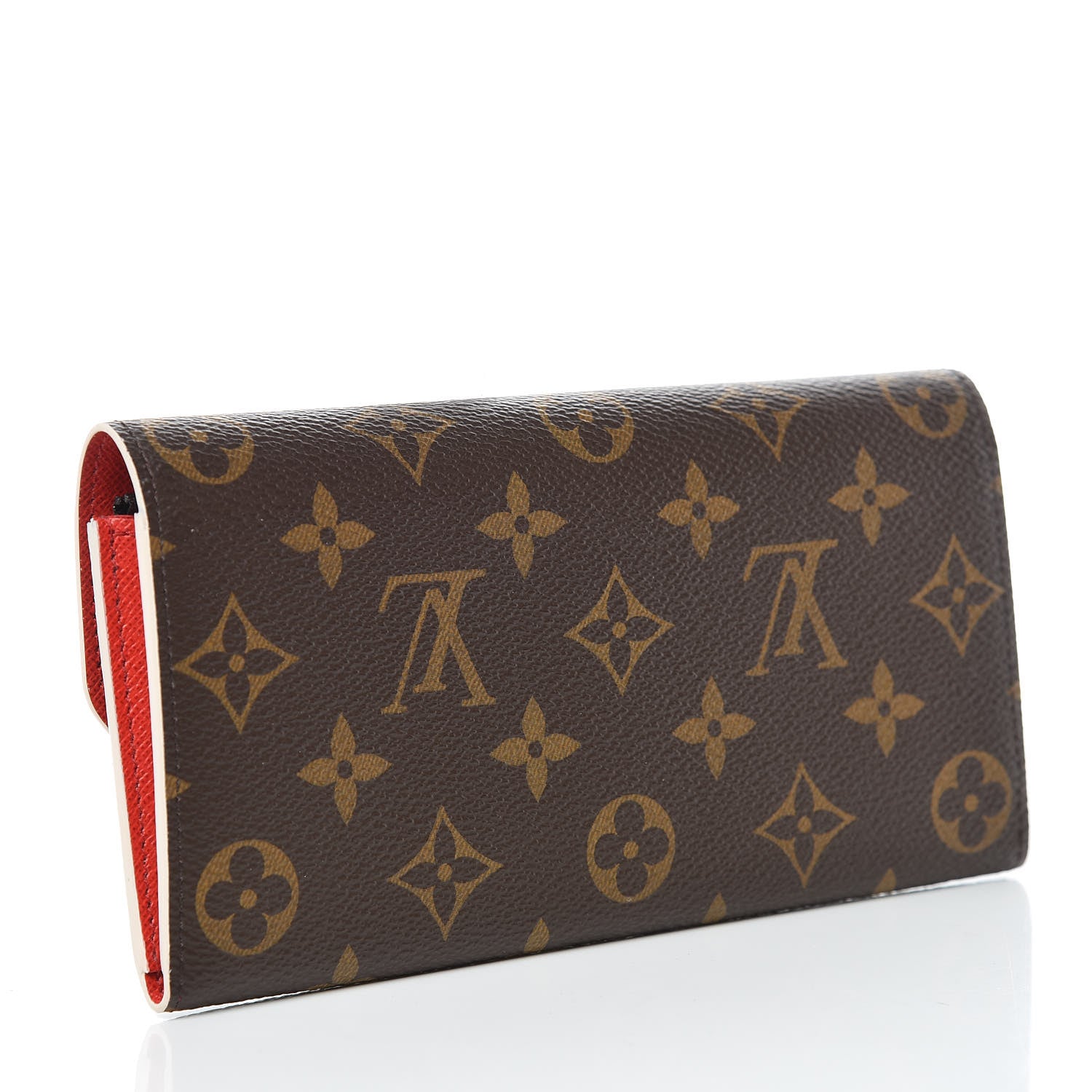 Louis Vuitton Monogram Bloom Flower Emilie Wallet Coquelicot 3 of 7