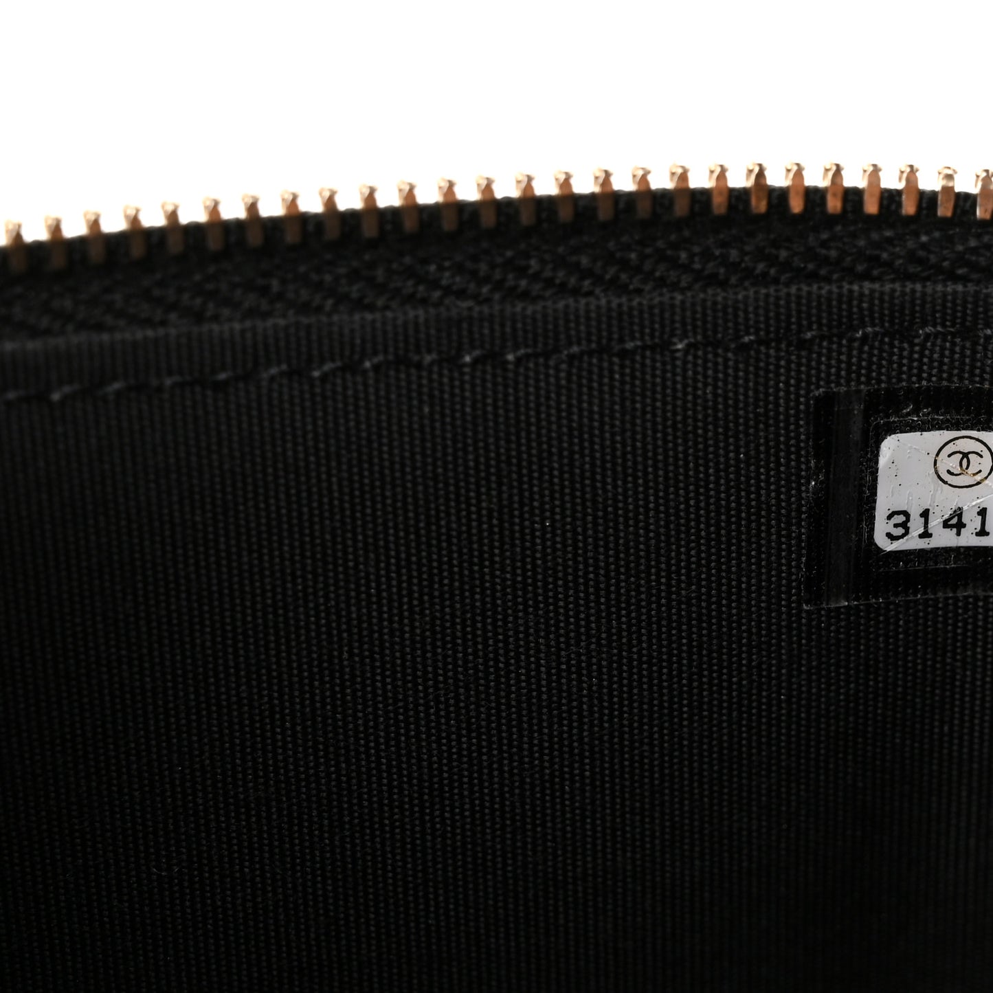 Lambskin Quilted Top Handle Mini Vanity Case With Chain Black