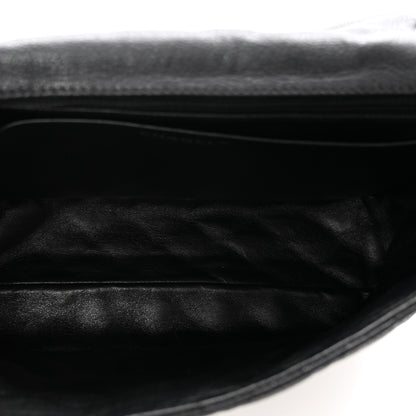 Chanel Washed Caviar Quilted Maxi Single Flap Black 5 of 11