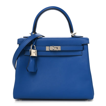 Hermes Swift Kelly Retourne 25 Bleu France 1 of 11