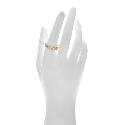 Cartier 18K Yellow Gold 8 Diamond 4mm LOVE Wedding Band Ring 58 8.5 2 of 5
