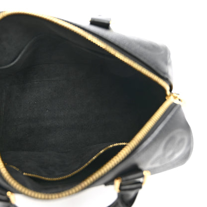 Louis Vuitton Empreinte Monogram Giant Speedy Bandouliere 25 Black 5 of 9