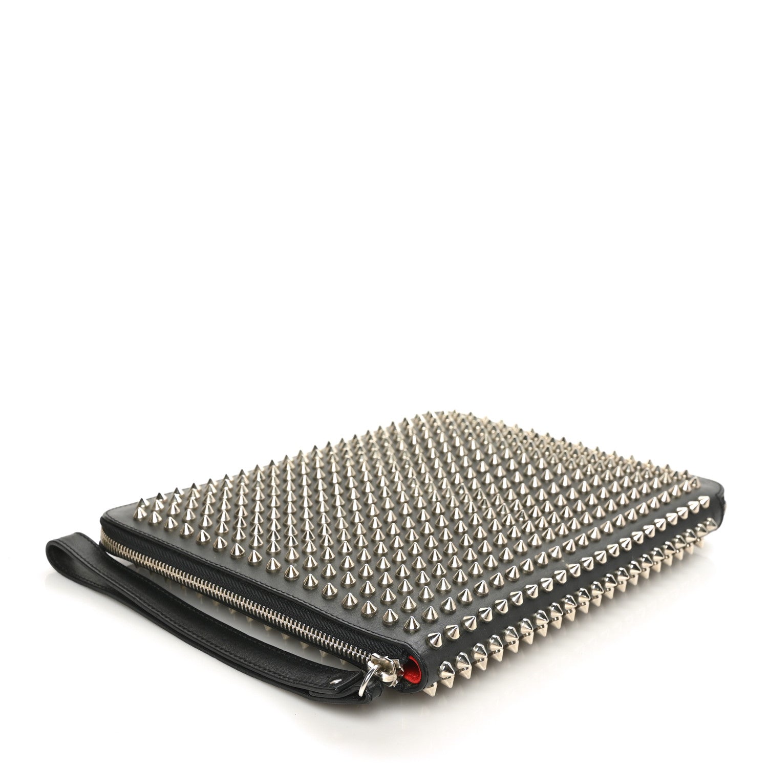 Christian Louboutin Calfskin Spiked Cris iPad Case Black 3 of 5