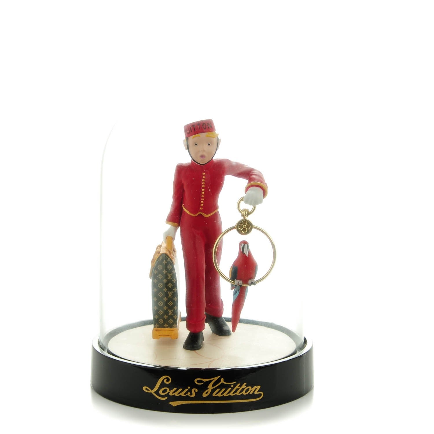 Louis Vuitton Glass Porter Bell Boy Snow Globe Boule 1 of 5