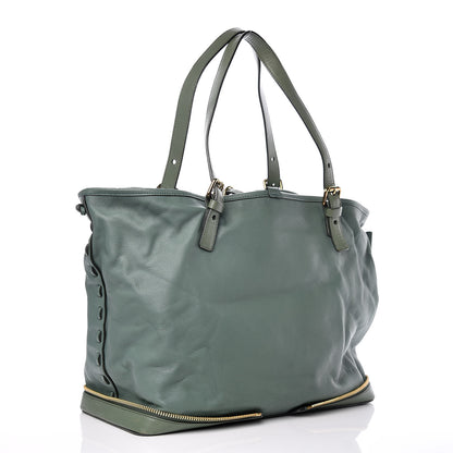 Chloe Calfskin Ellen Tote Sea Green 3 of 10