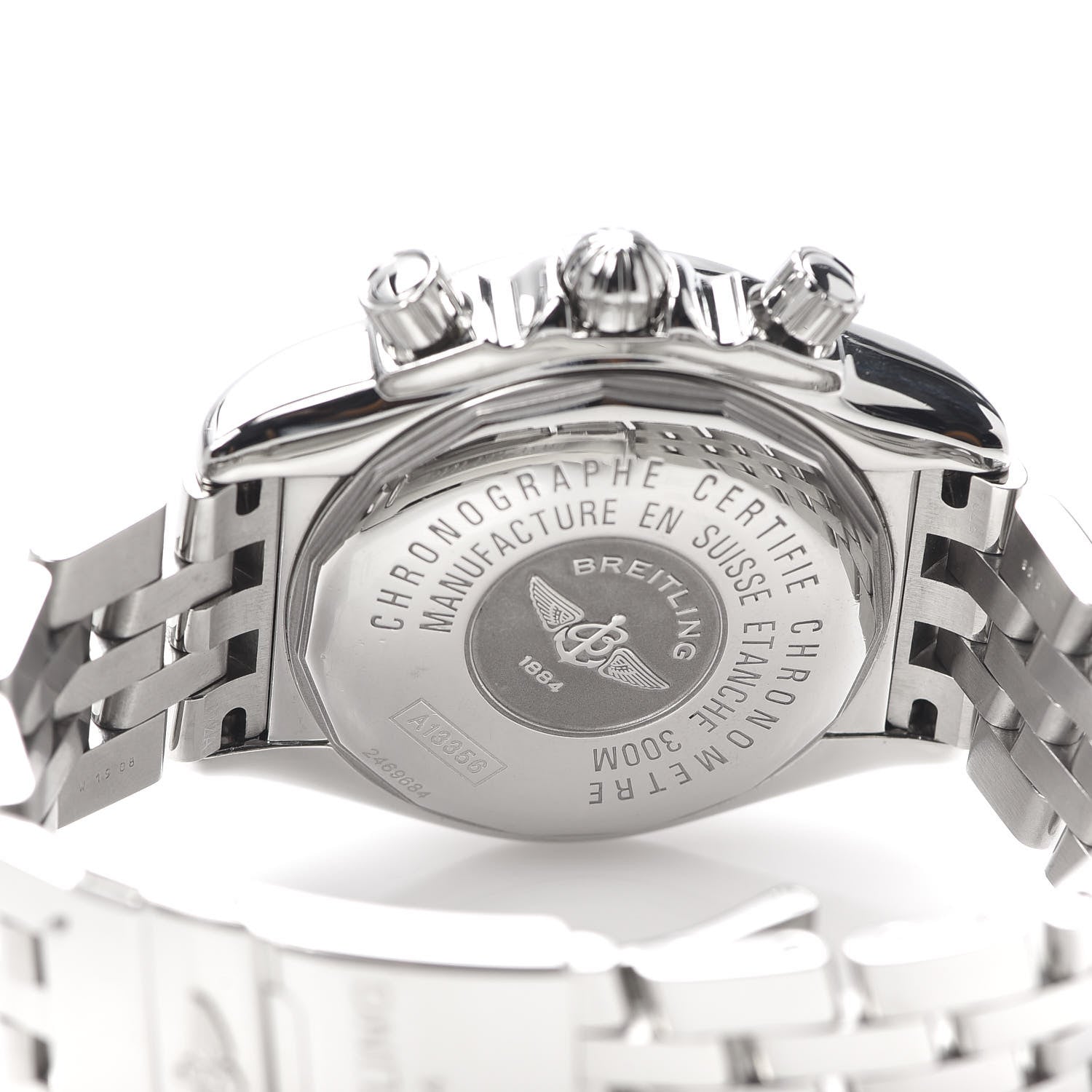 Breitling Stainless Steel 44mm Chronomat Evolution Automatic Watch Black A13356 5 of 6