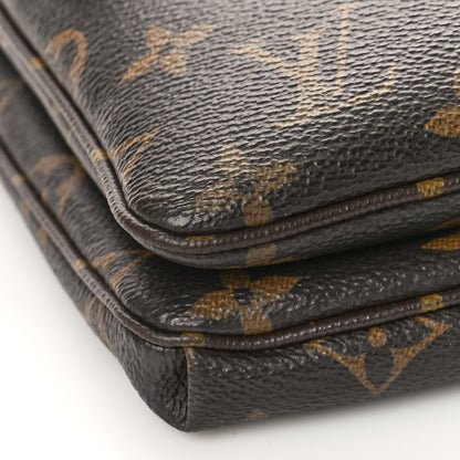 Louis Vuitton Monogram Twice Pochette Black 7 of 8