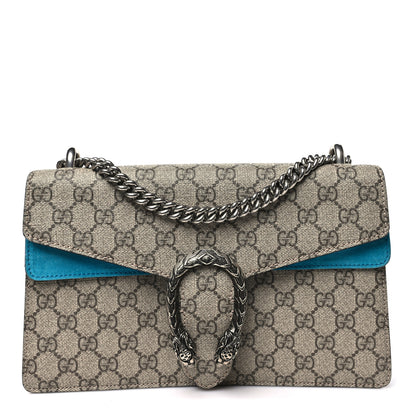 Gucci GG Supreme Monogram Small Dionysus Shoulder Bag Bright Turquoise 1 of 10