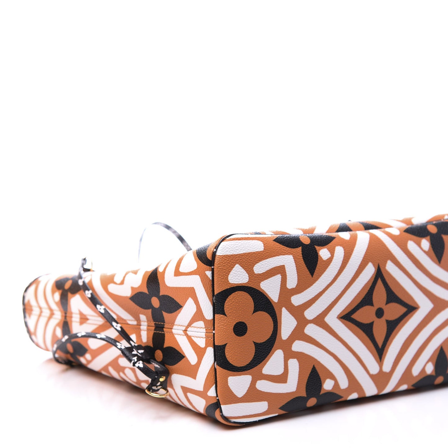 Monogram Giant Crafty Neverfull MM Creme Caramel