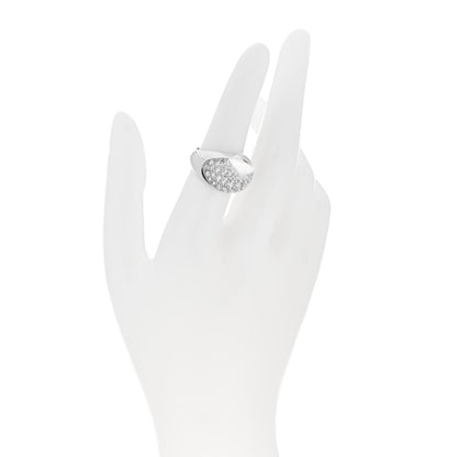 Cartier 18K White Gold Diamond Rock Crystal Myst de Cartier Ring 52 6 2 of 7
