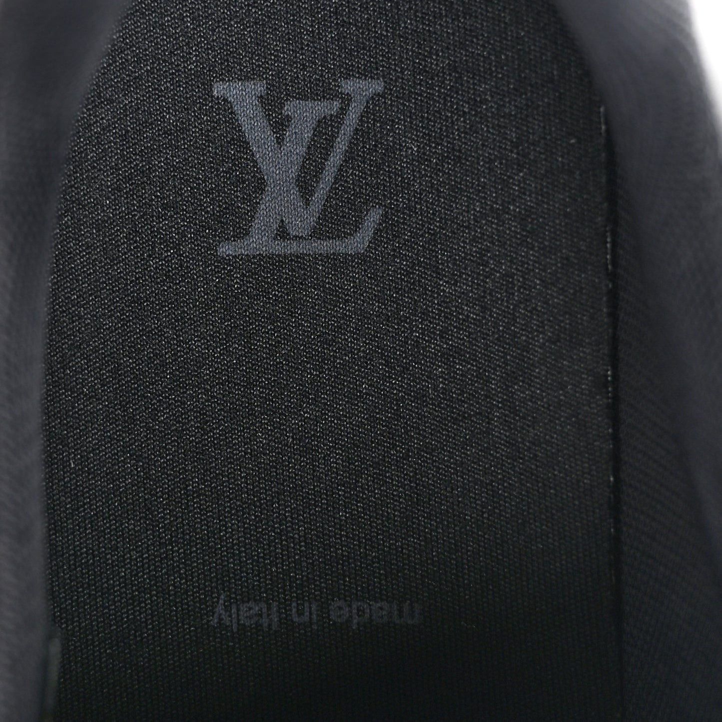 Suede Mens LV Trainer Sneakers 9 Black