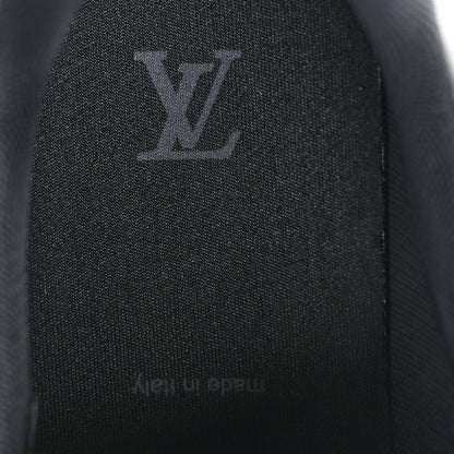 Louis Vuitton Suede Mens LV Trainer Sneakers 9 Black 10 of 14