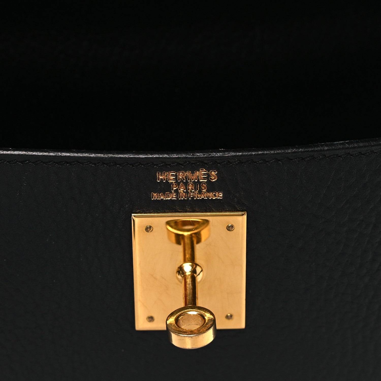 Hermes Togo Kelly Sellier 32 Black 6 of 9