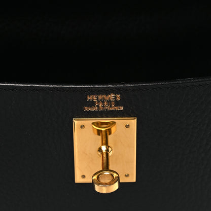 Hermes Togo Kelly Sellier 32 Black 6 of 9