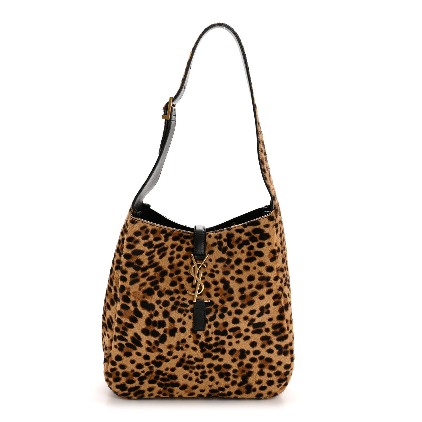 Pony Hair Calfskin Leopard Print Small Le 5 A 7 Soft Hobo