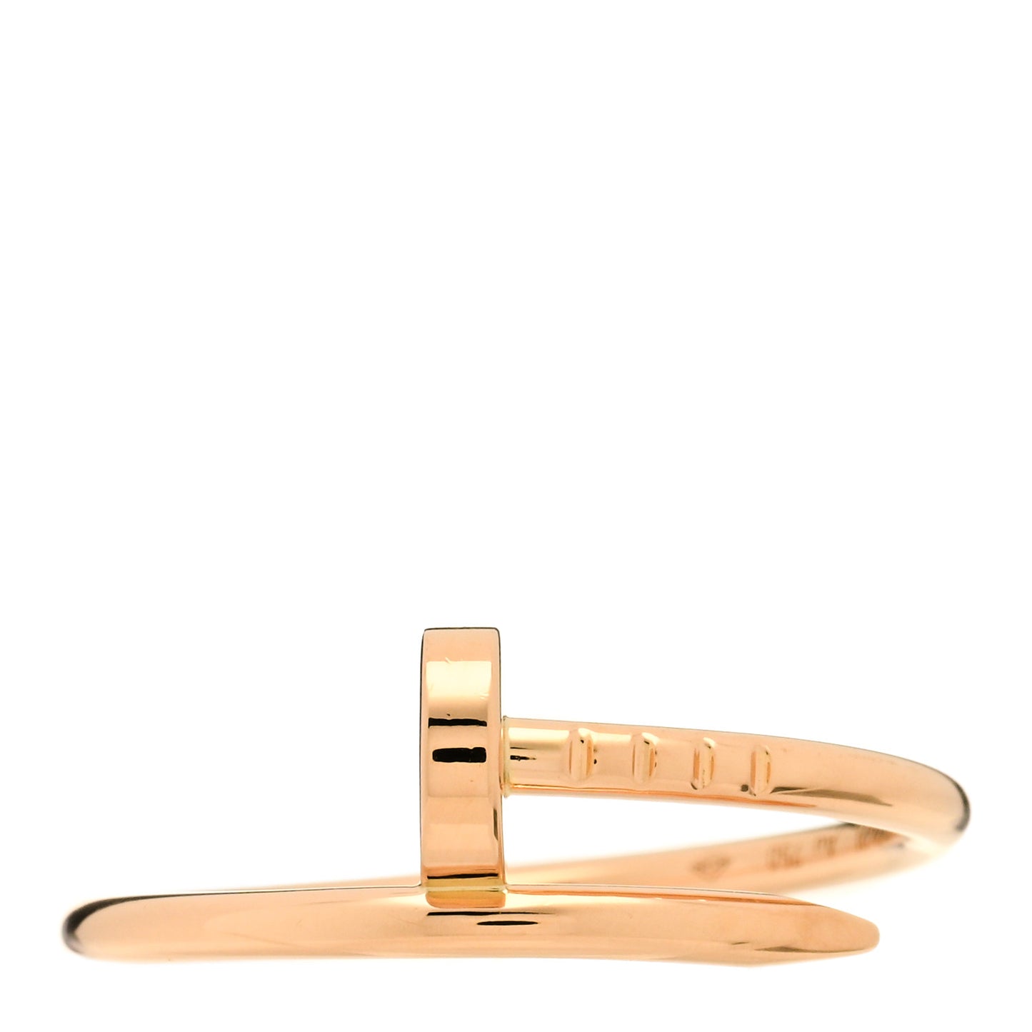 18K Pink Gold Small Juste Un Clou Ring 54 6.75
