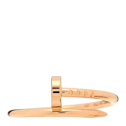Cartier 18K Pink Gold Small Juste Un Clou Ring 54 6.75 1 of 5