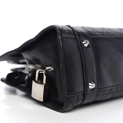 Christian Dior Calfskin Cannage Stitched Small Lady East West Lady Dior Black 8 of 9