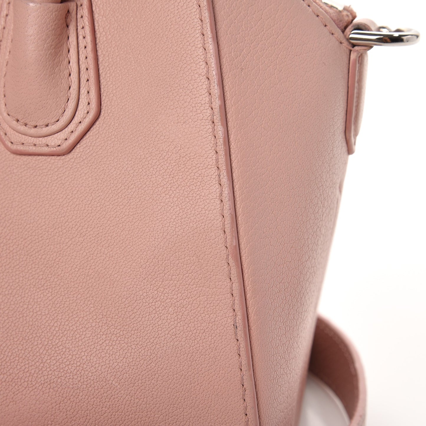 Sugar Goatskin Mini Antigona Pink