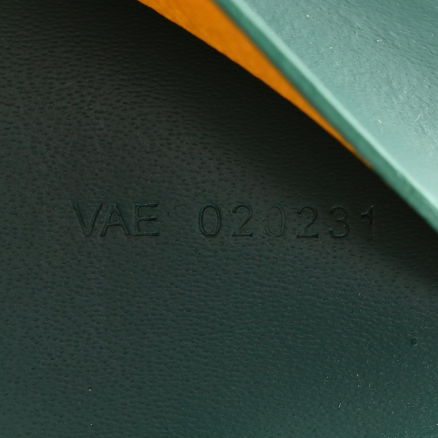Goyardine Passport Wallet Green