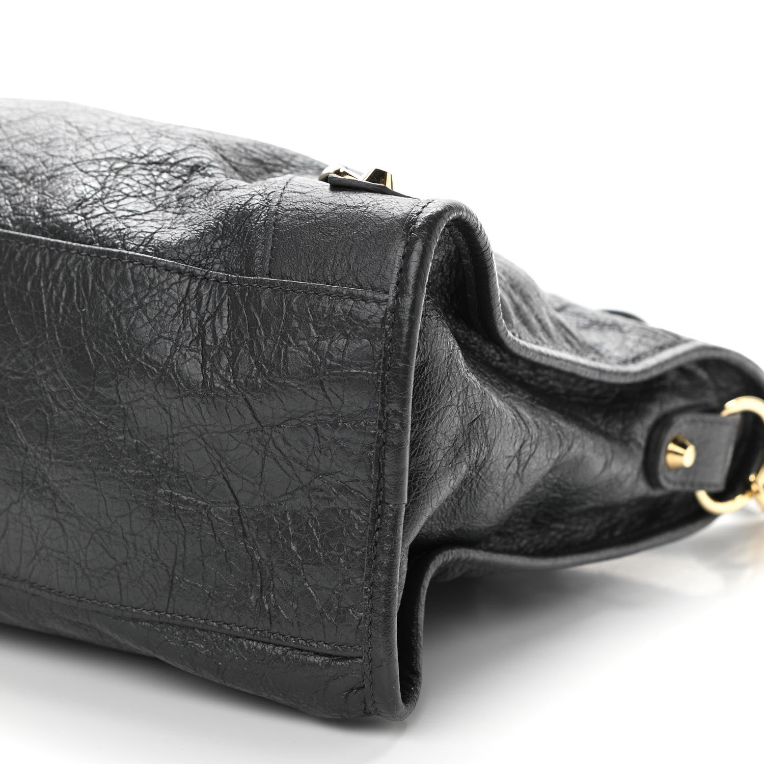 Balenciaga Agneau Classic Gold Hardware City Gris Fossile Anthracite 10 of 10
