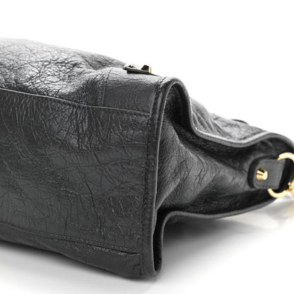 Balenciaga Agneau Classic Gold Hardware City Gris Fossile Anthracite 10 of 10