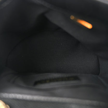 Chanel Shiny Caviar Quilted Small Duma Pockets Drawstring Backpack Black 5 of 11