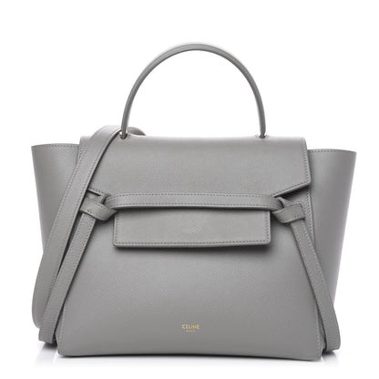 Celine Grained Calfskin Micro Belt Bag Cloud 1 of 10