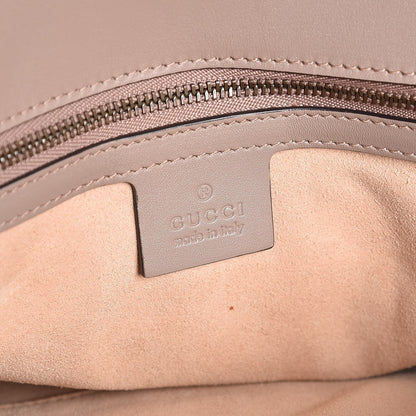 Gucci Calfskin Matelasse Medium GG Marmont Shoulder Bag Porcelain Rose 6 of 7