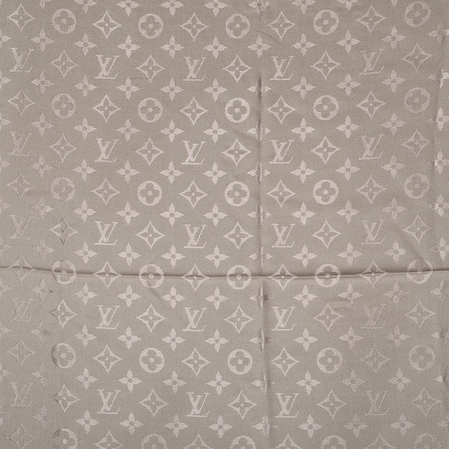 Silk Wool Monogram Shawl Verone