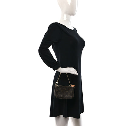 Louis Vuitton Monogram Mini Pochette Accessories 2 of 10