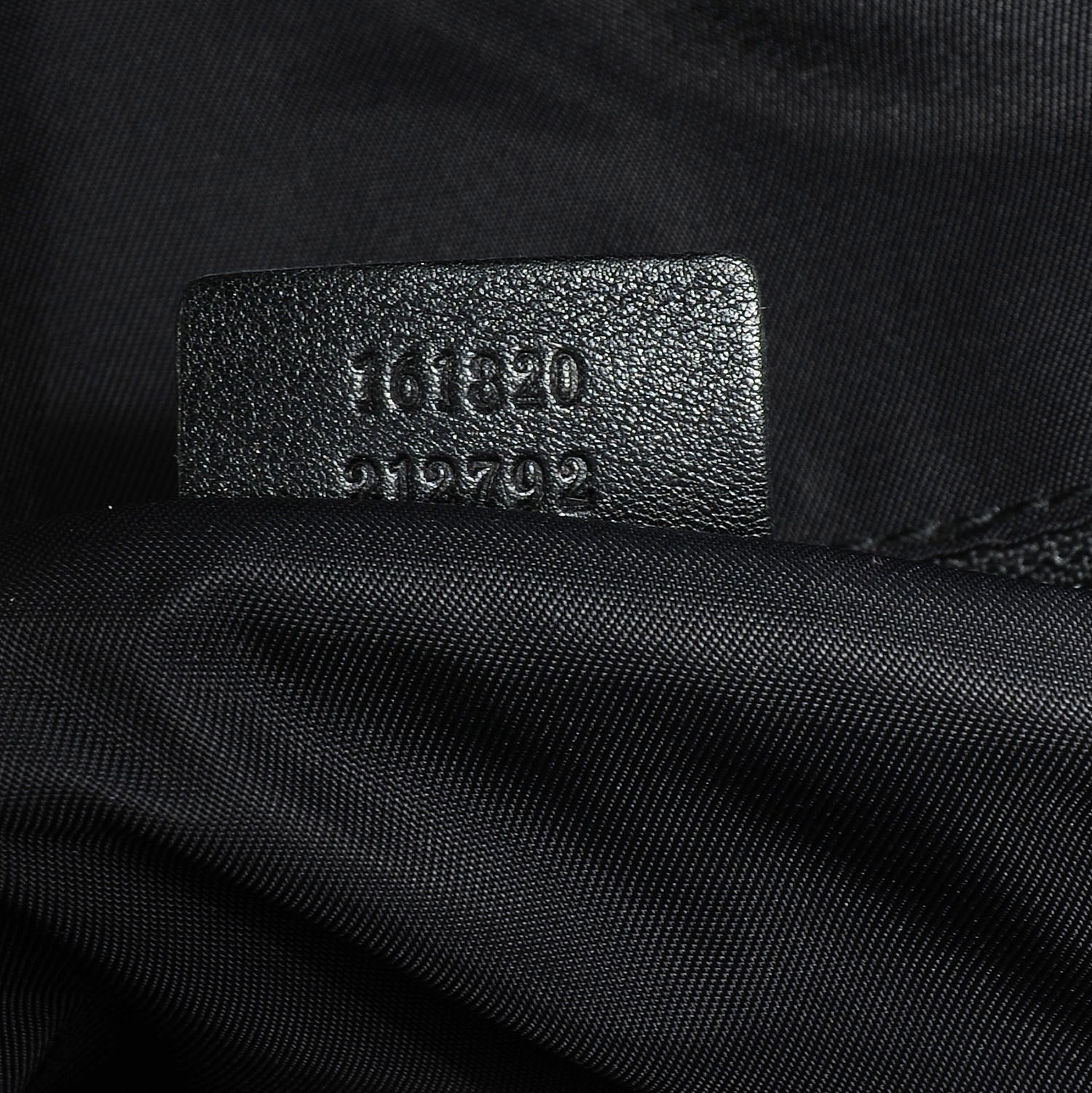 Gucci Guccissima Nylon Large Travel Tote Black 7 of 8