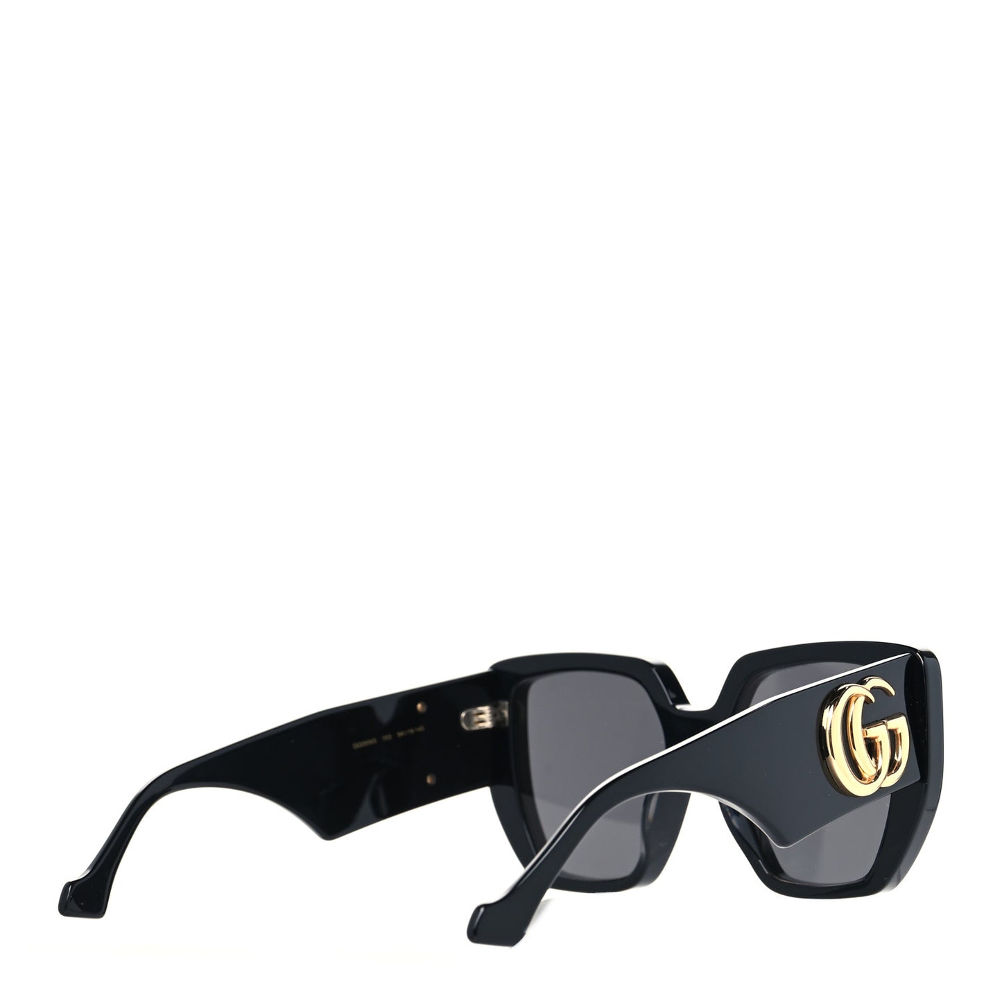 Acetate Square Frame Sunglasses GG0956S Black